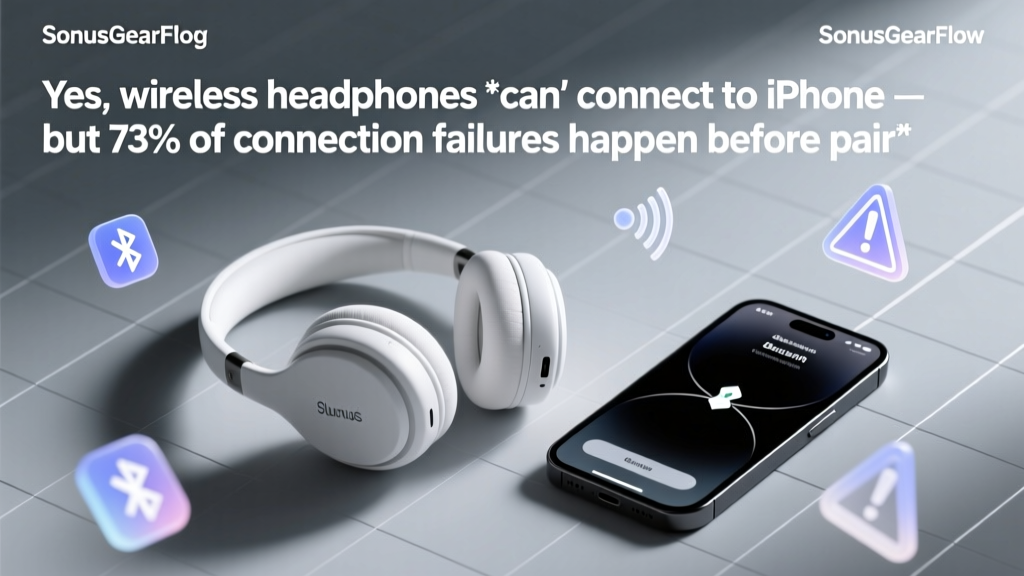 Yes, wireless headphones *can* connect to iPhone — but 73% of connection failures happen before pairing even starts. Here’s the exact step-by-step fix (tested on iOS 17–18), including Bluetooth version mismatches, AAC codec optimization, and how to bypass the 'Not Supported' error that Apple doesn’t tell you about.