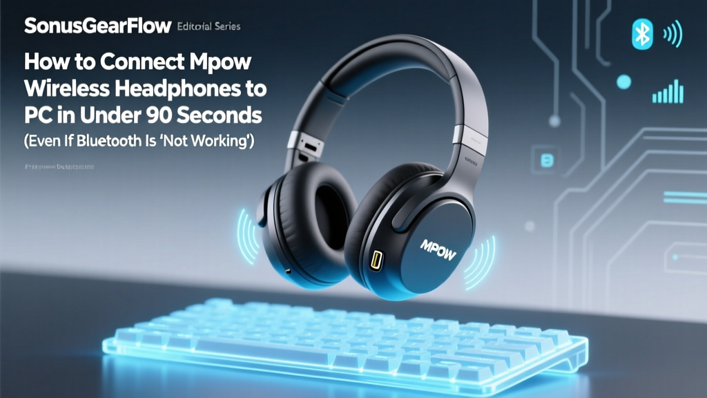 How to Connect Mpow Wireless Headphones to PC in Under 90 Seconds (Even If Bluetooth Is 'Not Working' or Your Laptop Has No Adapter)