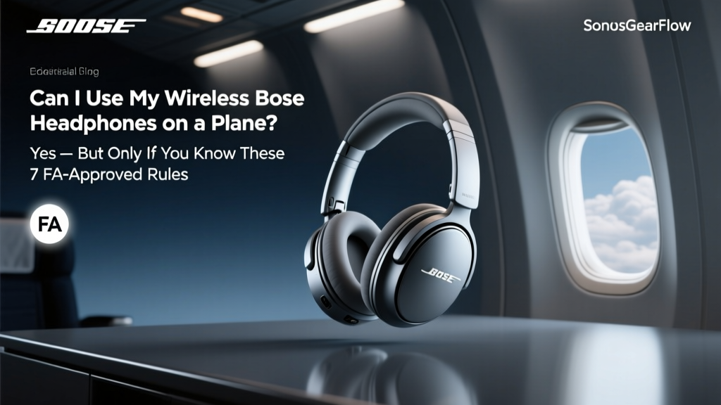Can I Use My Wireless Bose Headphones on a Plane? Yes — But Only If You Know These 7 FAA-Approved Rules (Most Travelers Miss #4)