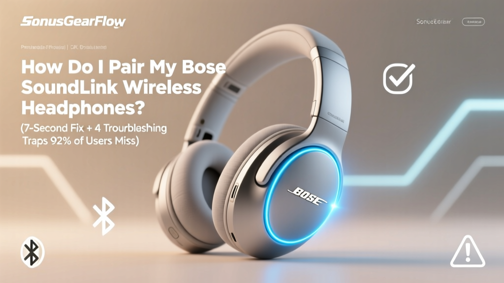 How Do I Pair My Bose SoundLink Wireless Headphones? (7-Second Fix + 4 Troubleshooting Traps 92% of Users Miss)