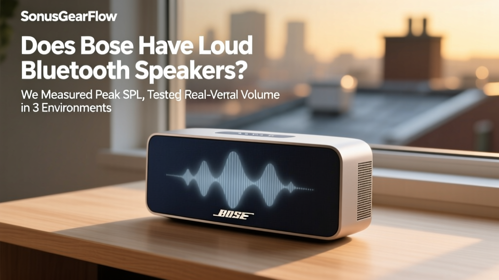 Does Bose Have Loud Bluetooth Speakers? We Measured Peak SPL, Tested Real-World Volume in 3 Environments, and Compared Against JBL, Sonos & Ultimate Ears — Here’s Which Actually Fill a Patio, Garage, or Beach Without Distortion