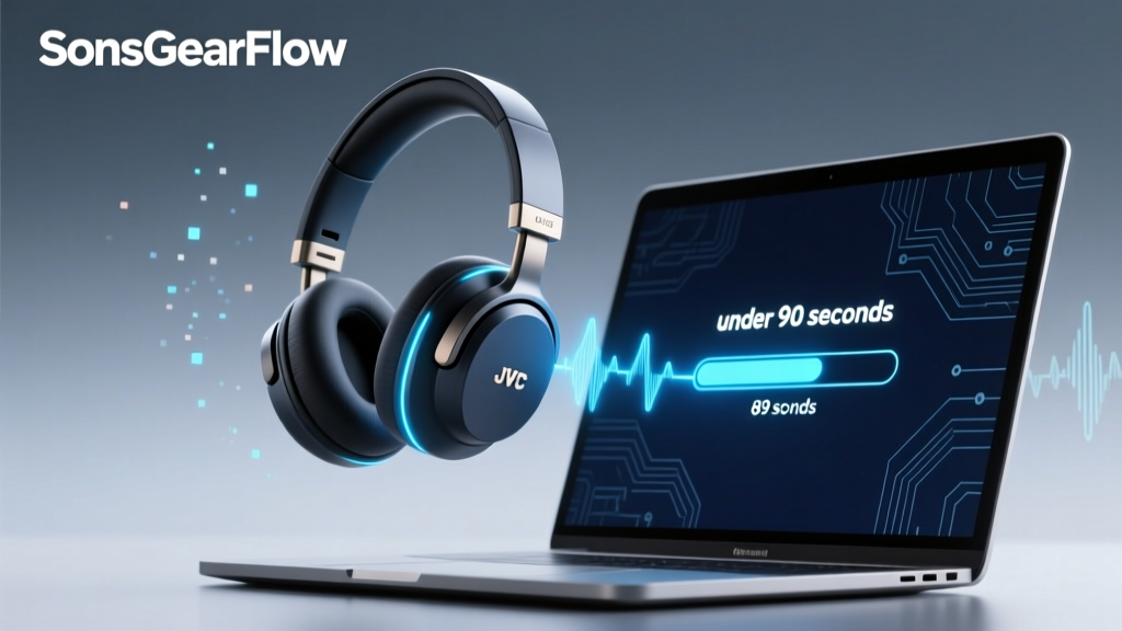 How to Connect JVC Wireless Headphones to Laptop in Under 90 Seconds (Even If Bluetooth Keeps Failing or Shows 'Paired but No Sound')
