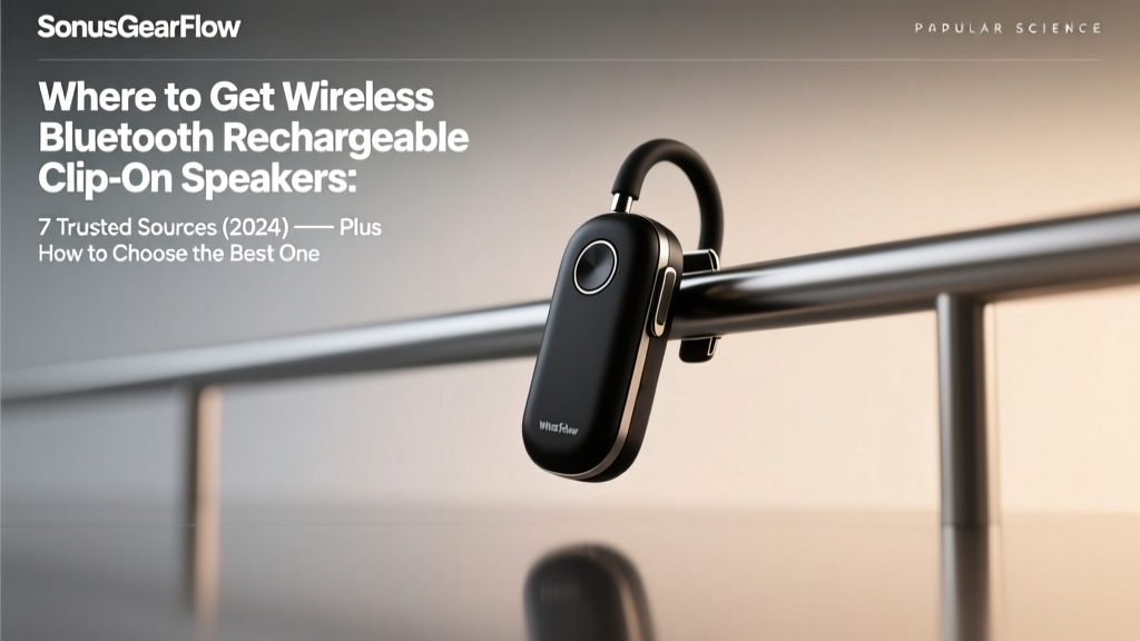 Where to Get Wireless Bluetooth Rechargeable Clip-On Speakers: 7 Trusted Sources (2024) — Plus How to Avoid Dead Batteries, Audio Lag, and $30 'Clip-On' Scams That Don’t Actually Clip