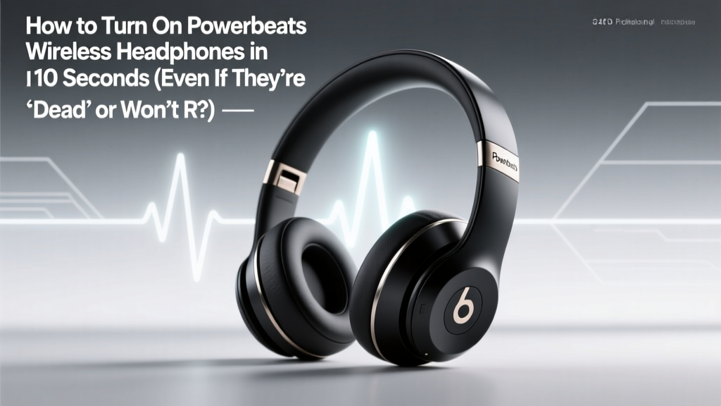How to Turn On Powerbeats Wireless Headphones in Under 10 Seconds (Even If They’re ‘Dead’ or Won’t Respond — No Charging Guesswork Required)
