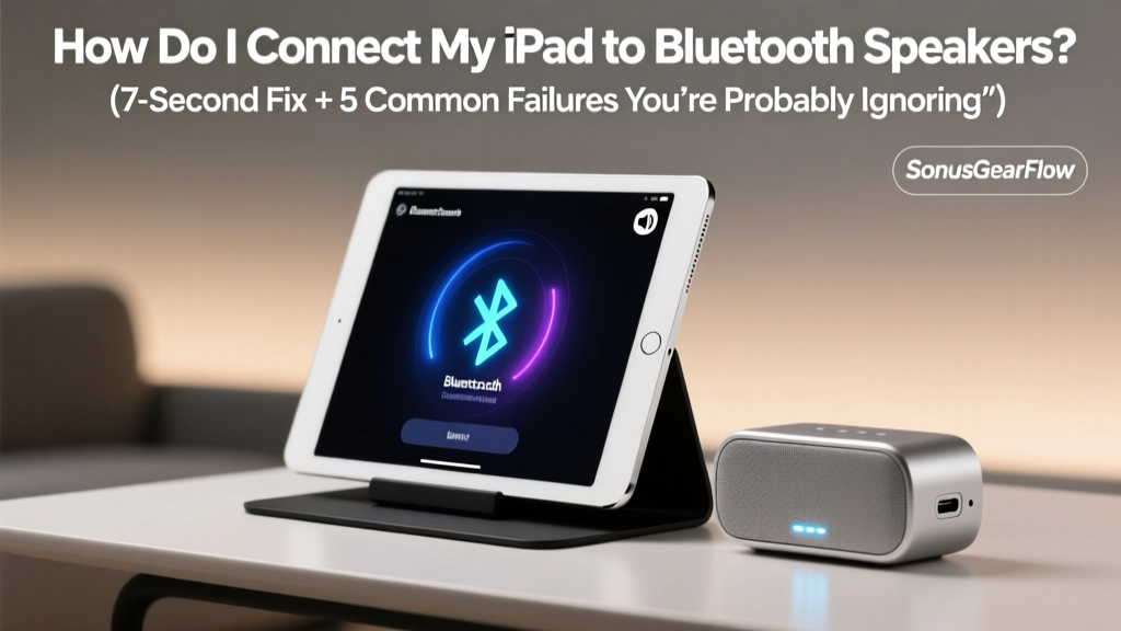 How Do I Connect My iPad to Bluetooth Speakers? (7-Second Fix + 5 Common Failures You’re Probably Ignoring Right Now)