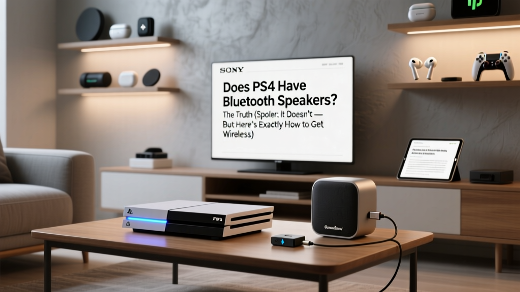 Does PS4 Have Bluetooth Speakers? The Truth (Spoiler: It Doesn’t — But Here’s Exactly How to Get Wireless Audio Working in 2024 Without Buying New Gear)