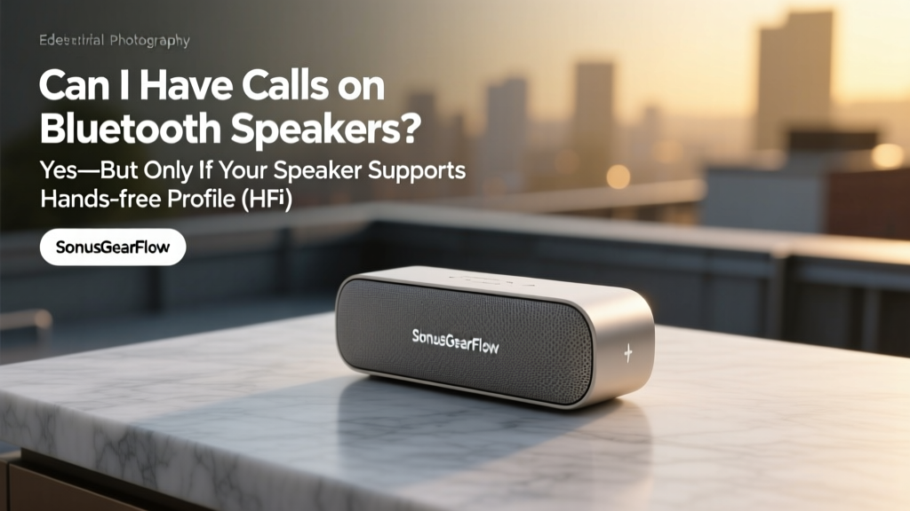 Can I Have Calls on Bluetooth Speakers? Yes—But Only If Your Speaker Supports Hands-Free Profile (HFP) & Your Phone Agrees: Here’s Exactly How to Check, Fix, and Optimize Call Quality in 2024