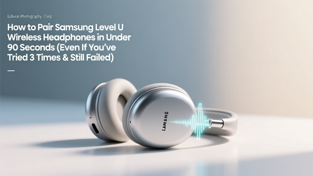 How to Pair Samsung Level U Wireless Headphones in Under 90 Seconds (Even If You’ve Tried 3 Times & Failed — Here’s the Exact Button Combo Your Manual Skipped)