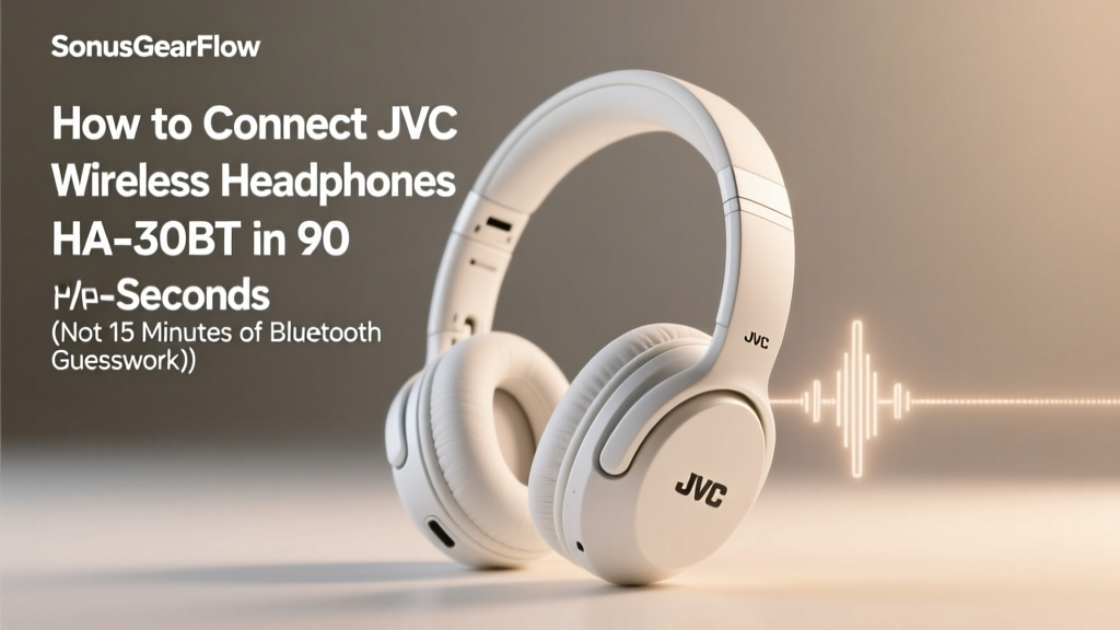 How to Connect JVC Wireless Headphones HA-S30BT in 90 Seconds (Not 15 Minutes of Bluetooth Guesswork) — The Exact Pairing Sequence That Works Every Time, Even If Your Phone Keeps Saying 'Device Not Found'