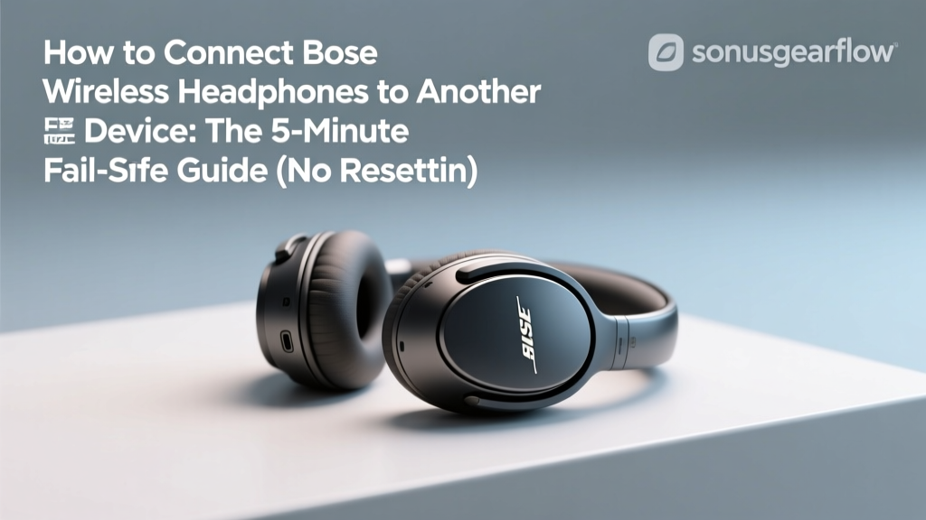 How to Connect Bose Wireless Headphones to Another Device: The 5-Minute Fail-Safe Guide (No Resetting, No Bluetooth Ghosting, No 'Device Not Found' Panic)