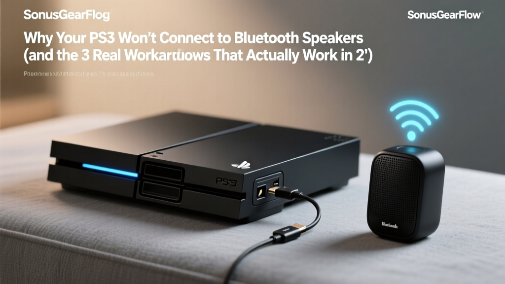 Why Your PS3 Won’t Connect to Bluetooth Speakers (and the 3 Real Workarounds That Actually Work in 2024—No Adapter Hacks or Firmware Myths)