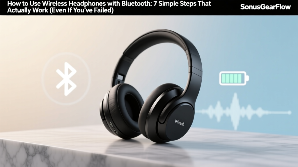How to Use Wireless Headphones with Bluetooth: 7 Simple Steps That Actually Work (Even If You’ve Failed 3 Times Before)