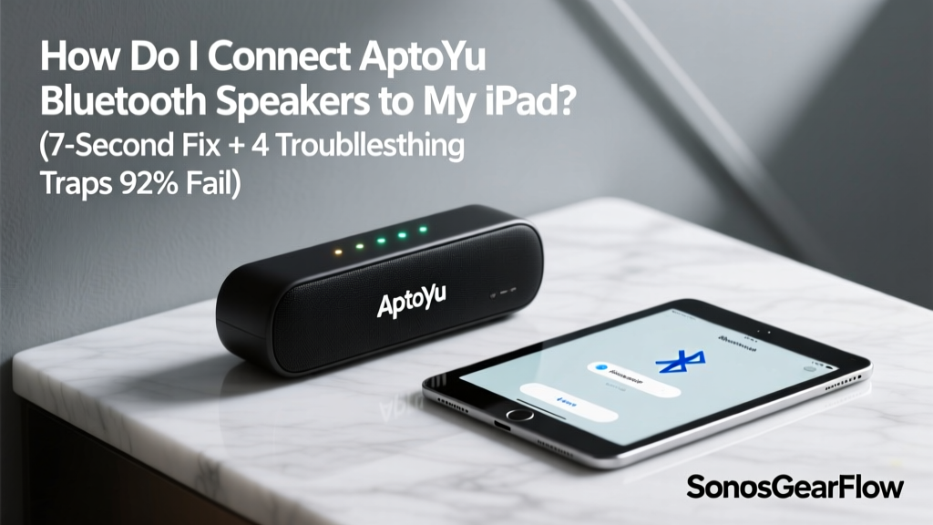 How Do I Connect AptoYu Bluetooth Speakers to My iPad? (7-Second Fix + 4 Troubleshooting Traps 92% of Users Miss)