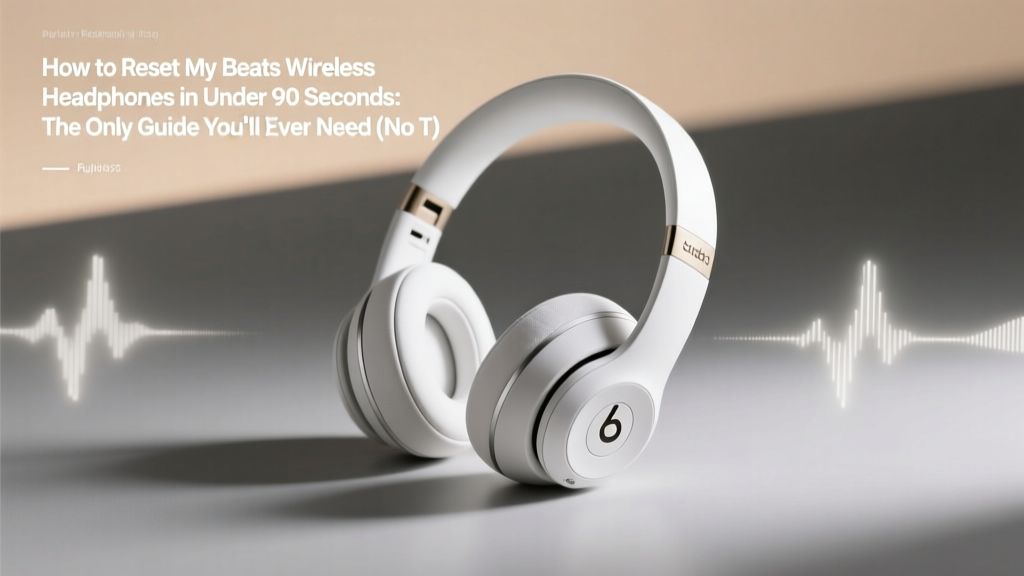 How to Reset My Beats Wireless Headphones in Under 90 Seconds: The Only Guide You’ll Ever Need (No Tech Support, No Charging Guesswork, No Bluetooth Confusion)
