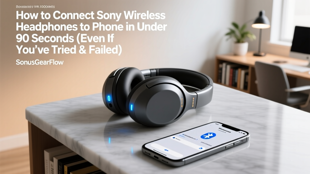 How to Connect Sony Wireless Headphones to Phone in Under 90 Seconds (Even If You’ve Tried & Failed 3 Times — Here’s Why It Keeps Failing)