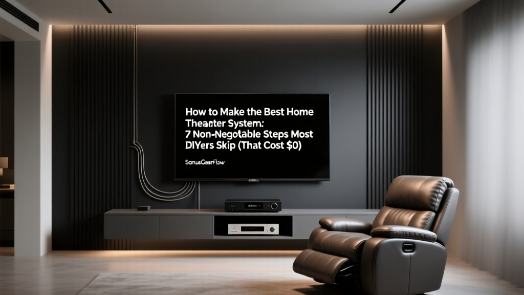 How to Make the Best Home Theater System: 7 Non-Negotiable Steps Most DIYers Skip (That Cost $0 But Add 40% More Immersion)