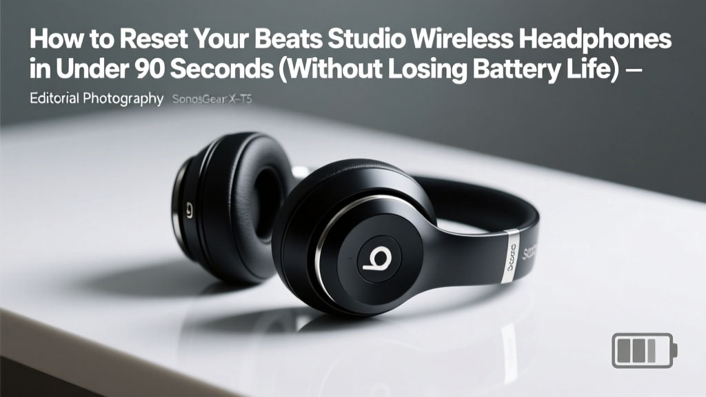 How to Reset Your Beats Studio Wireless Headphones in Under 90 Seconds (Without Losing Battery Life or Bluetooth Pairings You Actually Want)