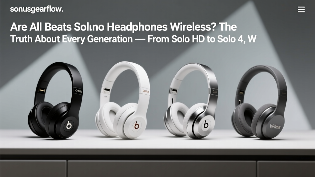 Are All Beats Solo Headphones Wireless? The Truth About Every Generation — From Solo HD to Solo 4, Which Models Actually Need Cables (and Which You’ll Regret Buying Without Checking First)