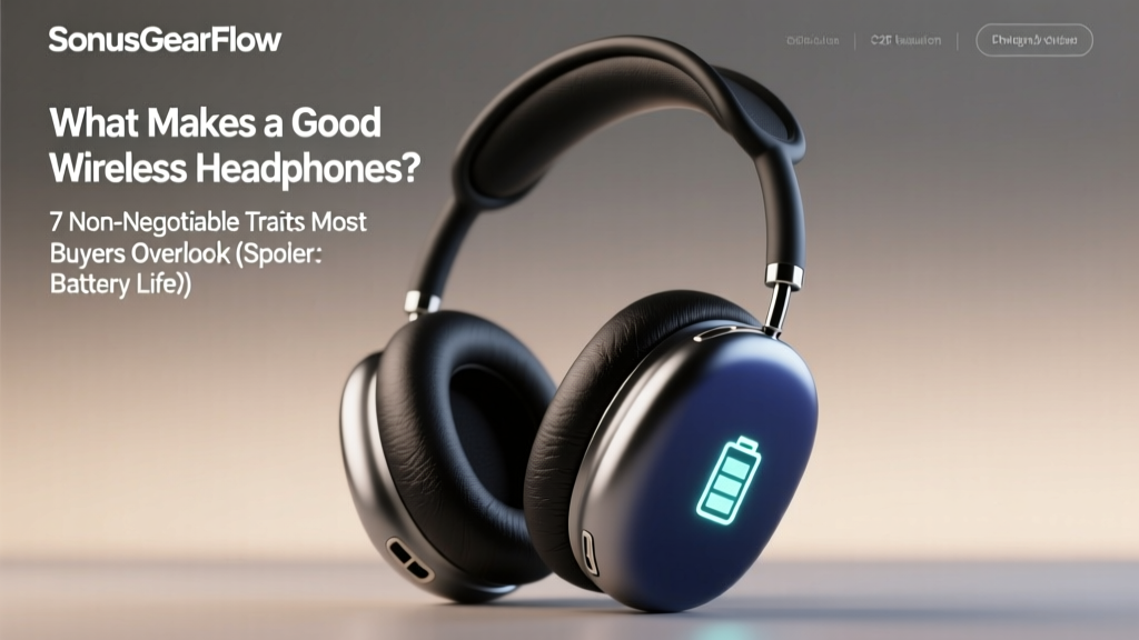 What Makes a Good Wireless Headphones? 7 Non-Negotiable Traits Most Buyers Overlook (Spoiler: Battery Life Isn’t #1)