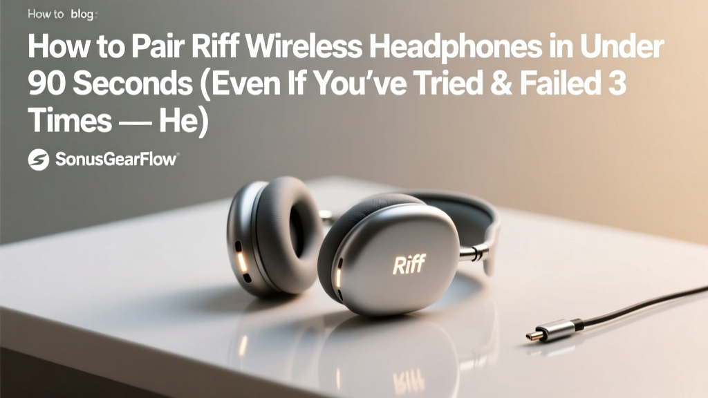 How to Pair Riff Wireless Headphones in Under 90 Seconds (Even If You’ve Tried & Failed 3 Times — Here’s the Exact Button Combo That Works Every Time)