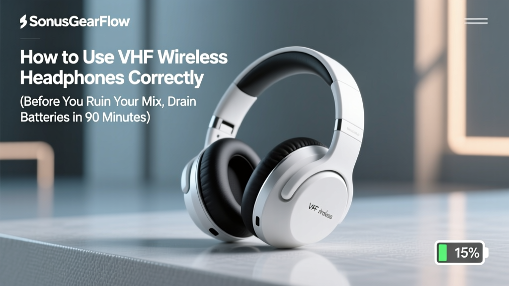 How to Use VHF Wireless Headphones Correctly (Before You Ruin Your Mix, Drain Batteries in 90 Minutes, or Get Hit by Interference): A Studio Engineer’s 7-Step Setup & Troubleshooting Guide