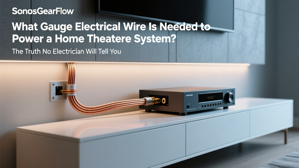What gauge electrical wire needed to power home theater system? The truth no electrician will tell you: using the wrong wire isn’t just inefficient—it’s a fire hazard waiting to overheat, trip breakers, and ruin your $15K speaker setup overnight.
