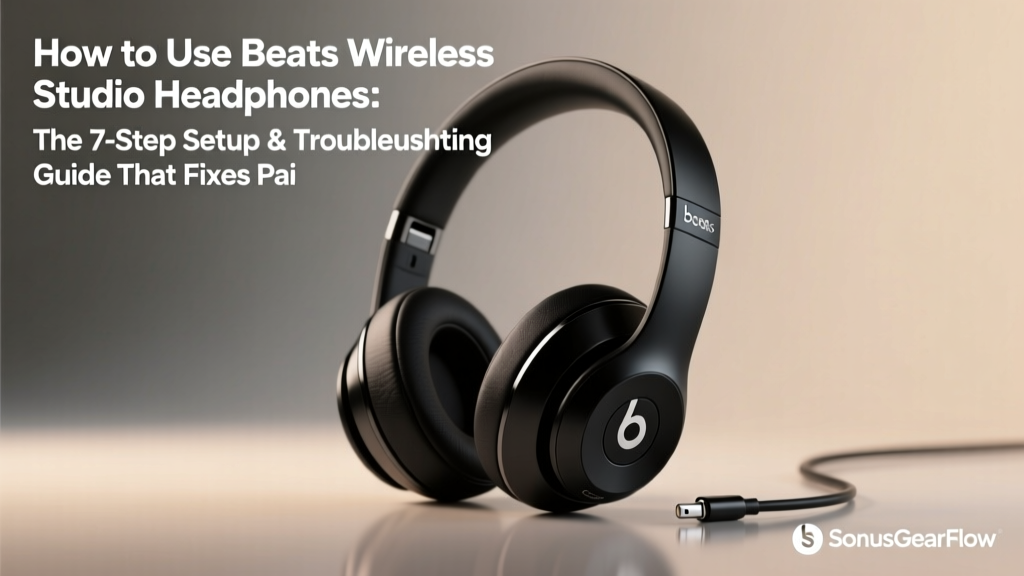 How to Use Beats Wireless Studio Headphones: The 7-Step Setup & Troubleshooting Guide That Fixes Pairing Failures, Battery Drain, and Muffled Sound (No Tech Degree Required)
