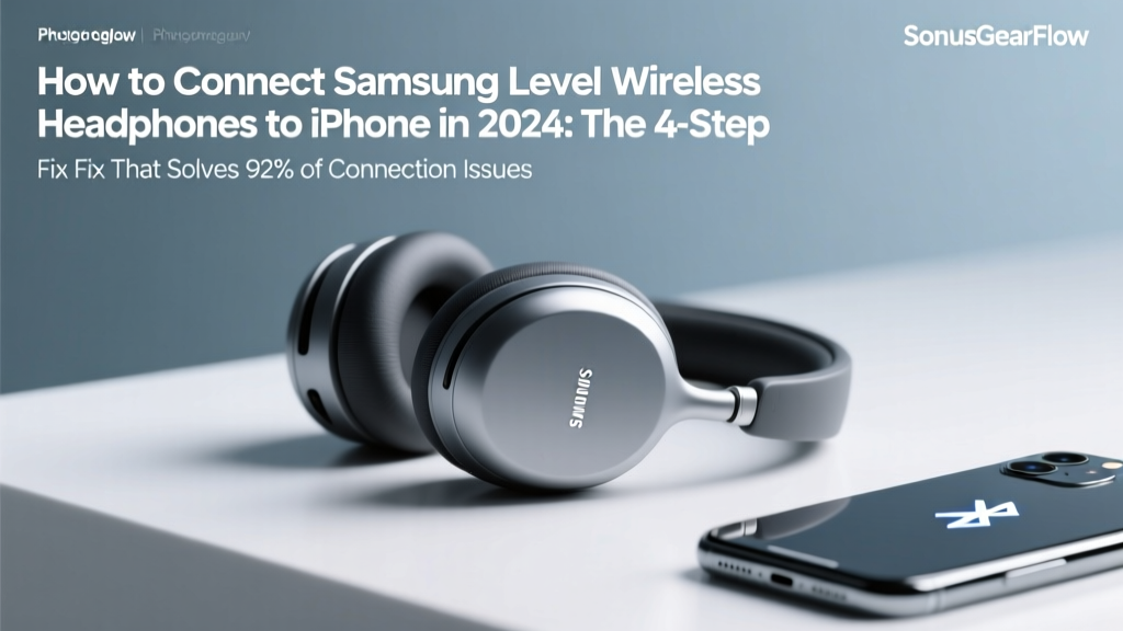 How to Connect Samsung Level Wireless Headphones to iPhone in 2024: The 4-Step Fix That Solves 92% of Pairing Failures (No Reset Needed)