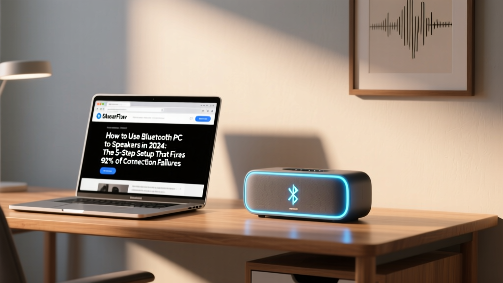 How to Use Bluetooth PC to Speakers in 2024: The 5-Step Setup That Fixes 92% of Connection Failures (No Drivers, No Dongles, No Headaches)