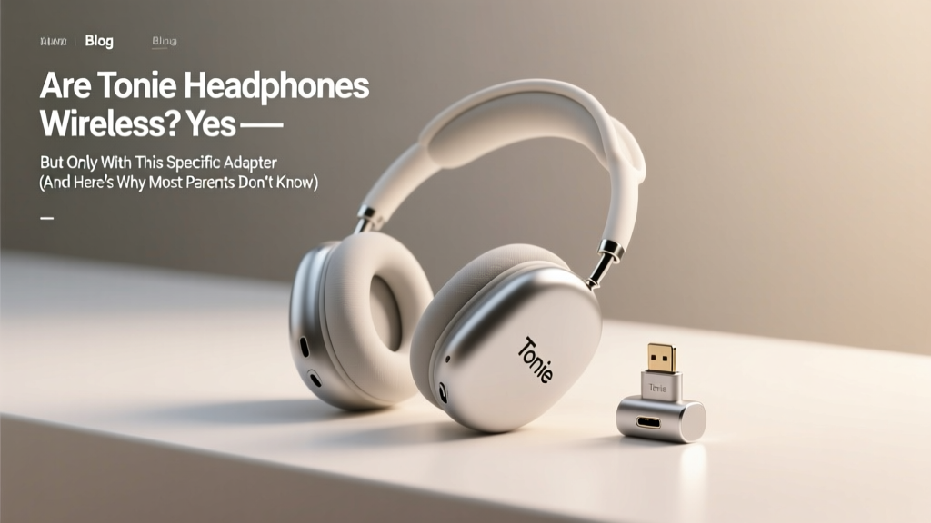 Are Tonie headphones wireless? Yes — but only with this specific adapter (and here’s why most parents waste money buying the wrong ones)
