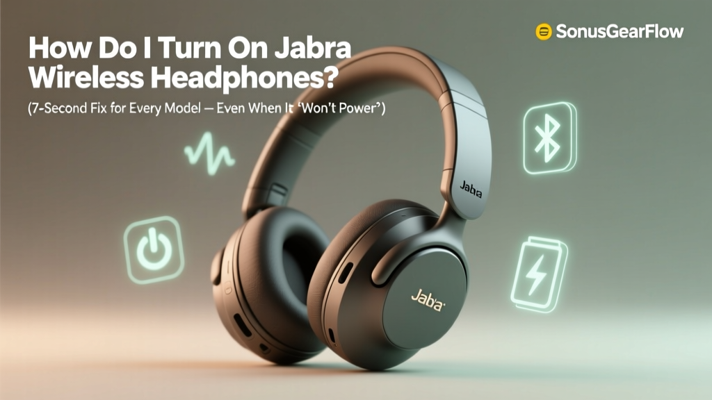 How Do I Turn On Jabra Wireless Headphones? (7-Second Fix for Every Model — Even When It ‘Won’t Power On’ Despite Full Charge)