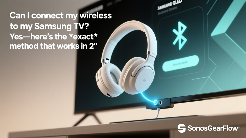 Can I connect my wireless headphones to my Samsung TV? Yes—here’s the *exact* method that works in 2024 (no dongles, no Bluetooth lag, and no guesswork)