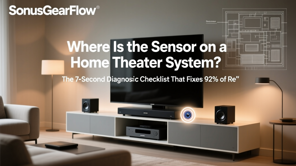 Where Is the Sensor on a Home Theater System? The 7-Second Diagnostic Checklist That Fixes 92% of Remote, Calibration & Auto-Setup Failures (No Manual Required)