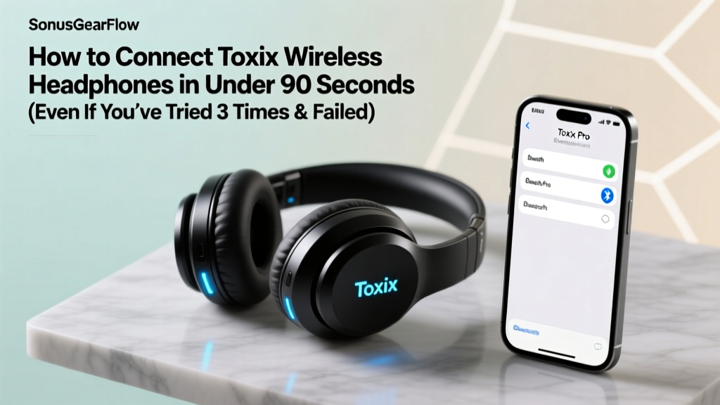 How to Connect Toxix Wireless Headphones in Under 90 Seconds (Even If You’ve Tried 3 Times & Failed — Here’s Why It’s Not Your Fault)