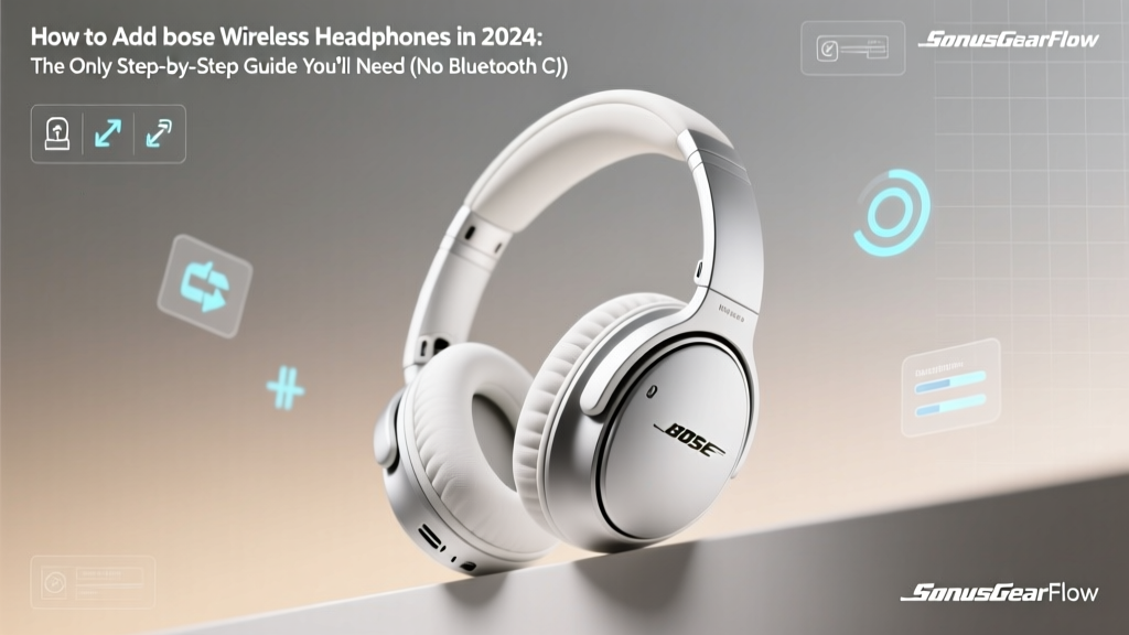 How to Add Bose Wireless Headphones in 2024: The Only Step-by-Step Guide You’ll Need (No Bluetooth Confusion, No Reset Loops, No Lost Connection Anxiety)
