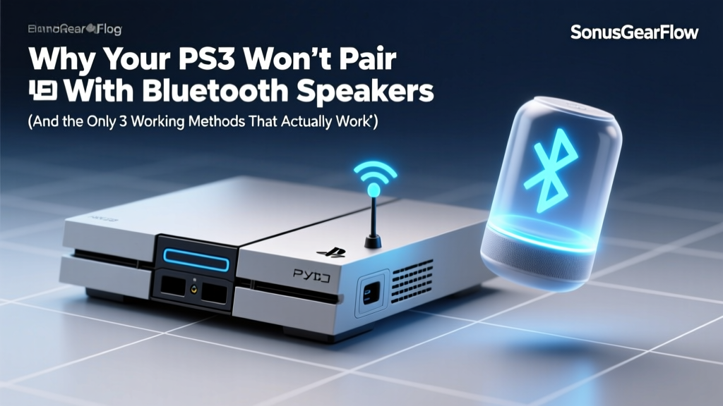 Why Your PS3 Won’t Pair With Bluetooth Speakers (And the Only 3 Working Methods That Actually Work in 2024 — No Firmware Hacks or Third-Party Dongles Required)