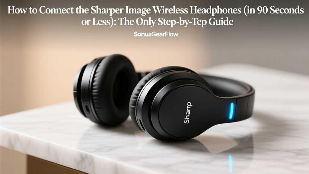 How to Connect the Sharper Image Wireless Headphones (in 90 Seconds or Less): The Only Step-by-Step Guide That Fixes Bluetooth Pairing Failures, Auto-Reconnect Glitches, and Multi-Device Confusion — No Tech Degree Required