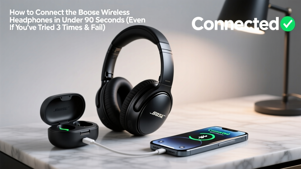How to Connect the Bose Wireless Headphones in Under 90 Seconds (Even If You’ve Tried 3 Times & Failed — Here’s What Most Users Miss)