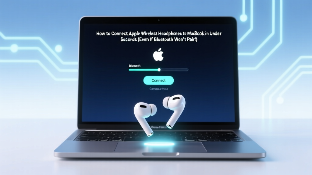 How to Connect Apple Wireless Headphones to MacBook in Under 60 Seconds (Even If Bluetooth Won’t Pair, Your Mac Isn’t Discovering Them, or You’re Stuck on ‘Connecting…’ Forever)