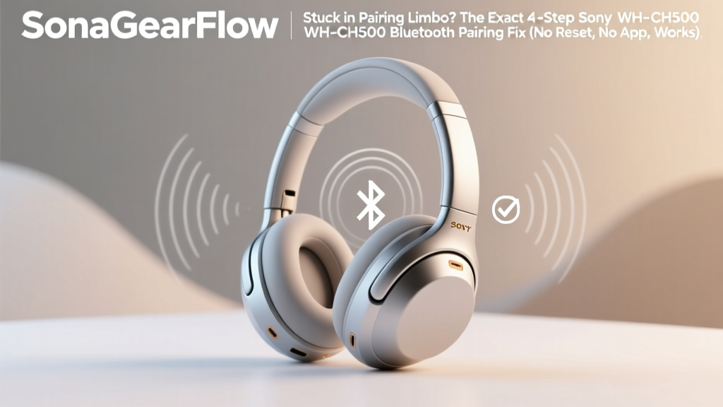 Stuck in Pairing Limbo? The Exact 4-Step Sony WH-CH500 Bluetooth Pairing Fix (No Reset, No App, Works Every Time)