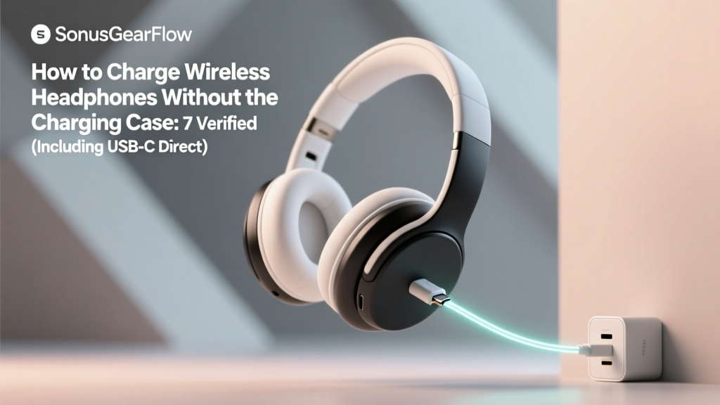 How to Charge Wireless Headphones Without the Charging Case: 7 Verified Methods (Including USB-C Direct, Power Bank Workarounds, and What *Actually* Works — Not Just Myths)