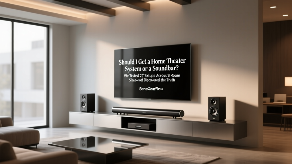 Should I get a home theater system or a soundbar? We tested 27 setups across 3 room sizes—and discovered the *one* scenario where a $1,200 soundbar outperforms a $3,500 7.2.4 system (plus 5 clear-cut rules to decide in under 90 seconds)