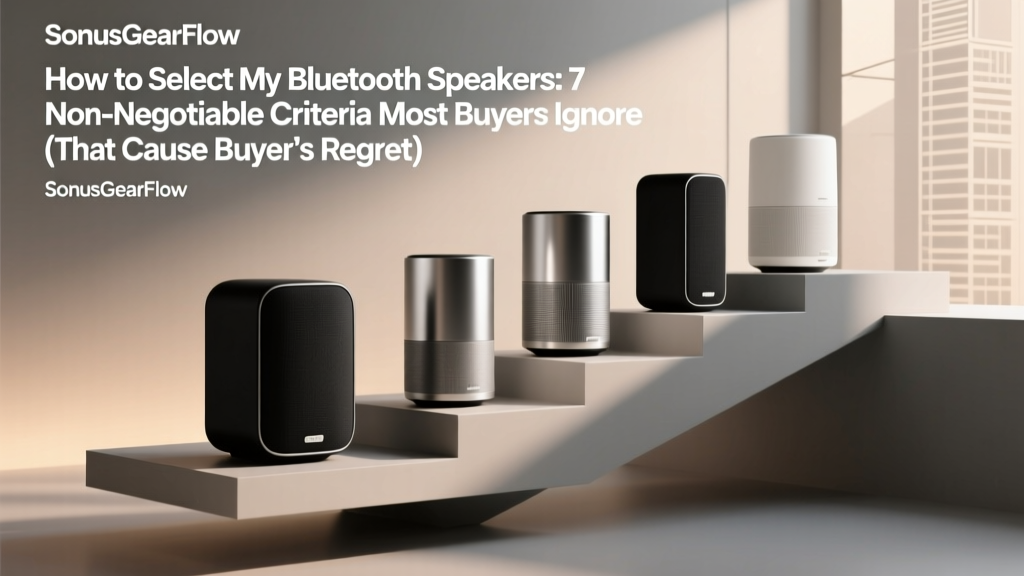 How to Select My Bluetooth Speakers: 7 Non-Negotiable Criteria Most Buyers Ignore (That Cause Buyer’s Remorse Within 30 Days)