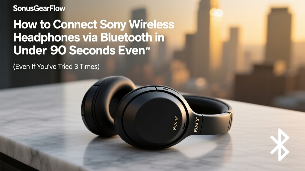 How to Connect Sony Wireless Headphones via Bluetooth in Under 90 Seconds (Even If You’ve Tried 3 Times & Failed — Here’s the Exact Button Combo Your Model Needs)