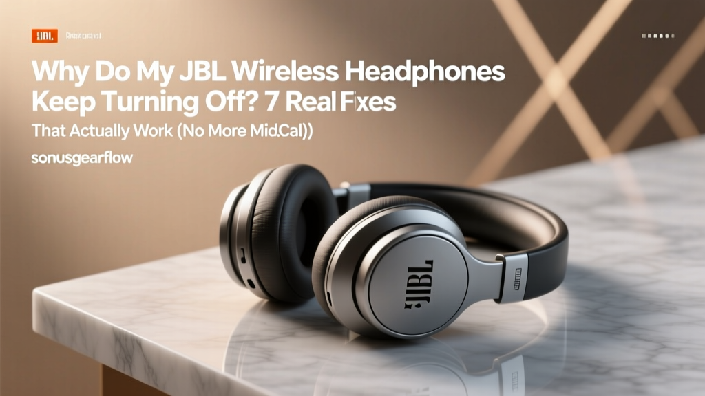 Why Do My JBL Wireless Headphones Keep Turning Off? 7 Real Fixes That Actually Work (No More Mid-Call Blackouts or Music Cuts)