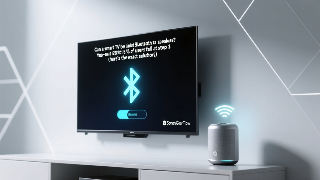 Can a smart TV be linked Bluetooth to speakers? Yes—but 83% of users fail at step 3 (here’s the exact firmware-safe method for Samsung, LG, Sony & TCL in 2024)