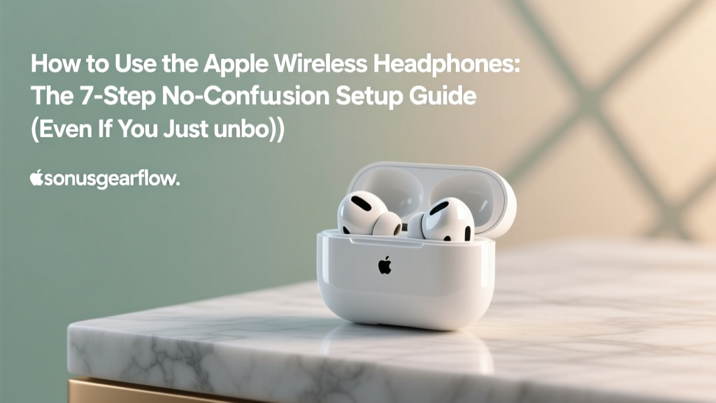 How to Use the Apple Wireless Headphones: The 7-Step No-Confusion Setup Guide (Even If You Just Unboxed Them 2 Minutes Ago)