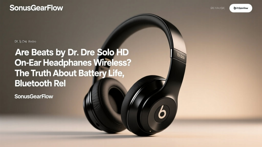 Are Beats by Dr. Dre Solo HD On-Ear Headphones Wireless? The Truth About Battery Life, Bluetooth Reliability, and Why Most Buyers Regret Skipping This Critical Spec Check Before Buying