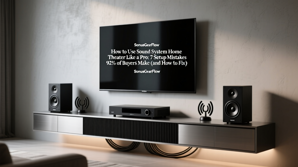 How to Use Sound System Home Theater Like a Pro: 7 Setup Mistakes 92% of Buyers Make (and How to Fix Them in Under 20 Minutes)