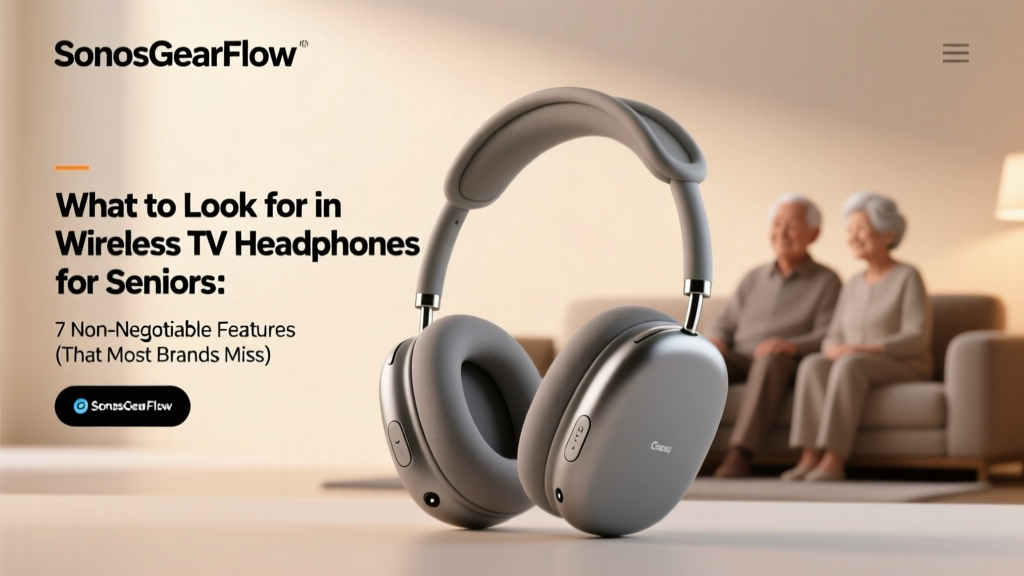 What to Look for Wireless TV Headphones for Seniors: 7 Non-Negotiable Features (That Most Brands Don’t Highlight — But Should)